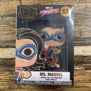 Funco Pop enamel pin Ms Marvel
